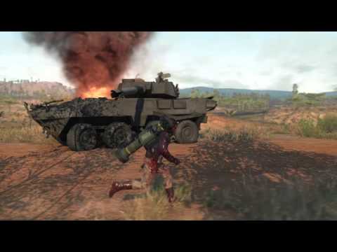 METAL GEAR SOLID V: THE PHANTOM PAIN: Spinny tricky tank