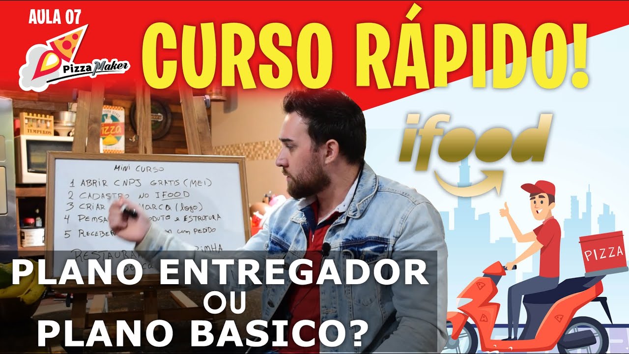 Plano ifood ENTREGADOR ou BÁSICO? Qual escolher? A MELHOR AULA QUE VOCÊ VAI VER!