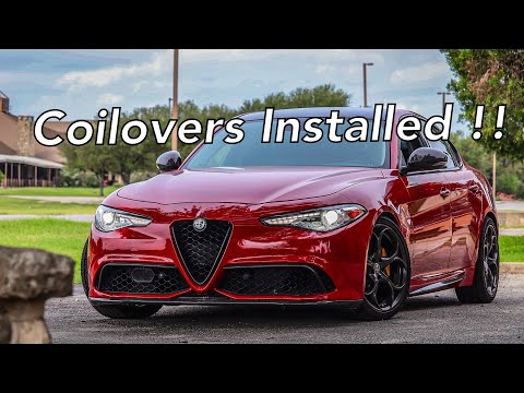 KW V3 Coilover install guide Alfa Romeo Giulia Q4