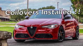 KW V3 Coilover install guide Alfa Romeo Giulia Q4