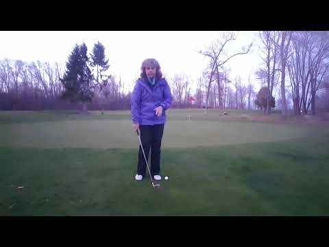 Simplifying uphill long chip shots from an uphill lie