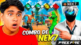 Probé el COMBO DE HABILIDADES de NEK7 en FREE FIRE y ESTÁ ROTO!!😱