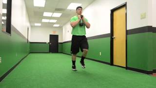 302. Dumbbell Goblet Forward Lunge