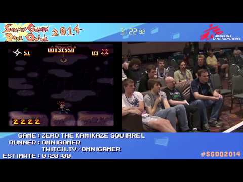 Zero The Kamikaze Squirrel by Omnigamer in 13:01 - SGDQ2014 - Part 81