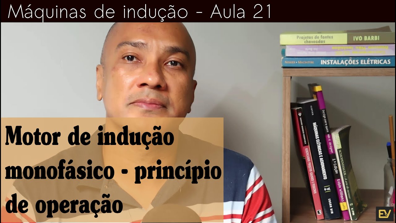Máq. de Indução A21- Motor de indução monofásico (MIM) - princípio de operação