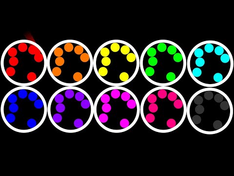 The Team 7 Colors Marble Race ASRM in Algodoo