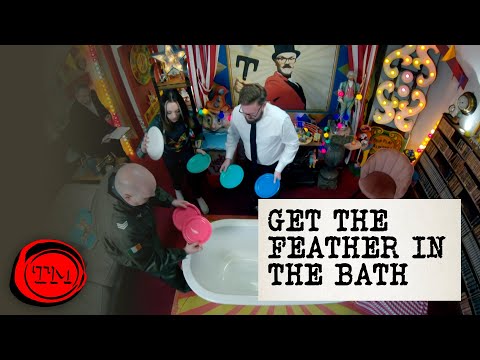 Get the Feather in the Bath WITHOUT TOUCHING OR TALKING | Taskmaster