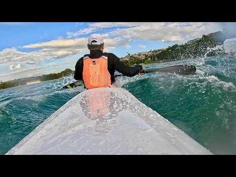 Beautiful glide! #surfski 