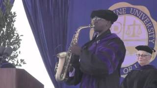 Isaac Edwards performs the U.S. National Anthem (Star-Spangled Banner) on Saxophone (2012)