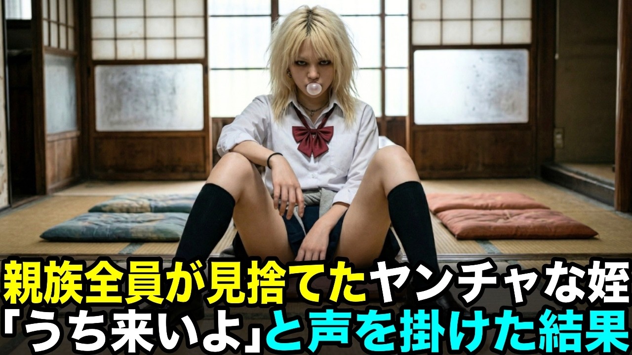 兄夫婦に捨てられたヤンチャ姪を親族全員が見捨てた…「うち来いよ」清掃員の俺が引き取ると・・・