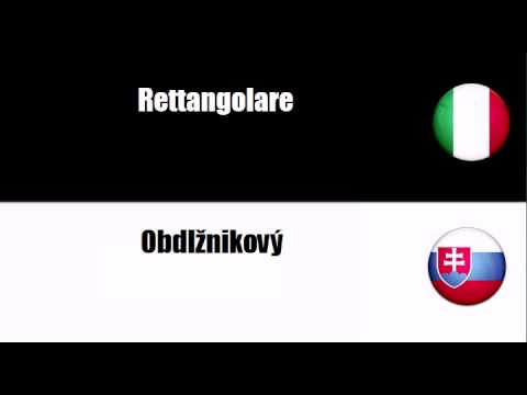 Imparare il vocabolario Slovacco # Argomento = Rotondo