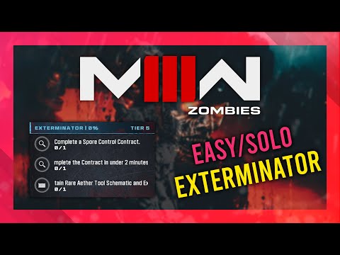 Exterminator (Act 2 Tier 5) | MW3 Zombies GUIDE | Quick/Solo | MWZ Mission Tutorial