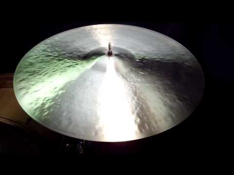 21 Kontroversial Top/Turk Bottom Ride, 2399g  Handcrafted cymbals by Craig Lauritsen