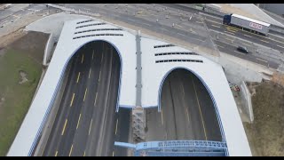 A 7, Tunnel Stellingen: Breitester Tunnel Deutschlands fertiggestellt