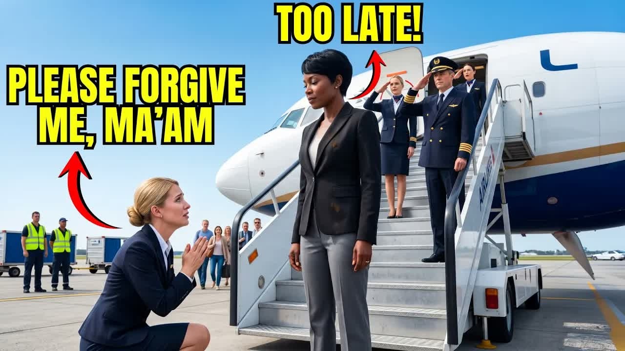 Flight Attendant Slapped Black Woman Onboard — Suddenly, Crew Stood and Saluted  