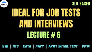 Video 6 | ISSB | Navy | Army | Cadet College | University Entry Test