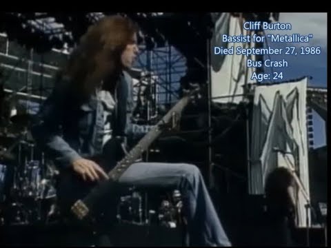 Dead Musicians / Music Stars - Complete List - Part 3 (1986-1989)