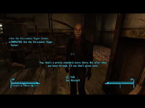 Fallout New Vegas Hardcore Part 1 Tutorial Through Primm (No Commentary)