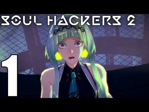 Soul Hackers 2 Part 1 - Intro! East Shipping District Walkthrough! RS Boss! (Very Hard Difficulty)
