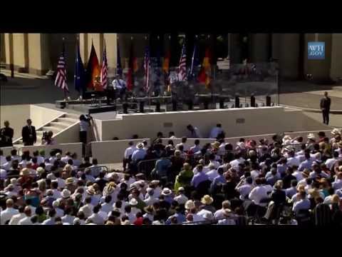 President Obama's speech at the Brandenburg Gate in Berlin 19 June 2013 - HD
