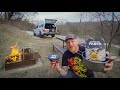 Truck Camping Alone - Spicy Pasta & A Plane Crash