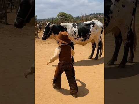 A reação da plateia quando viu ISSO no rodeio! 🤯🎥  #cowboys #inteligenciaartificial #viral