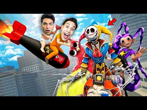 ام كامل وعبده ماندو ركبنا صاروخ نووي وهجمنا علي مصنع بوبي بلاي تايم الجزء ال5 !! 🔥🚀