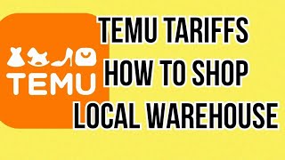 Temu Tariffs 🤯 How to Shop Local Warehouse | Coupon Code fav45575