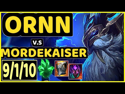 BIOPANTHER (ORNN) vs MORDEKAISER - 9/1/10 KDA TOP CHALLENGER GAMEPLAY - OC
