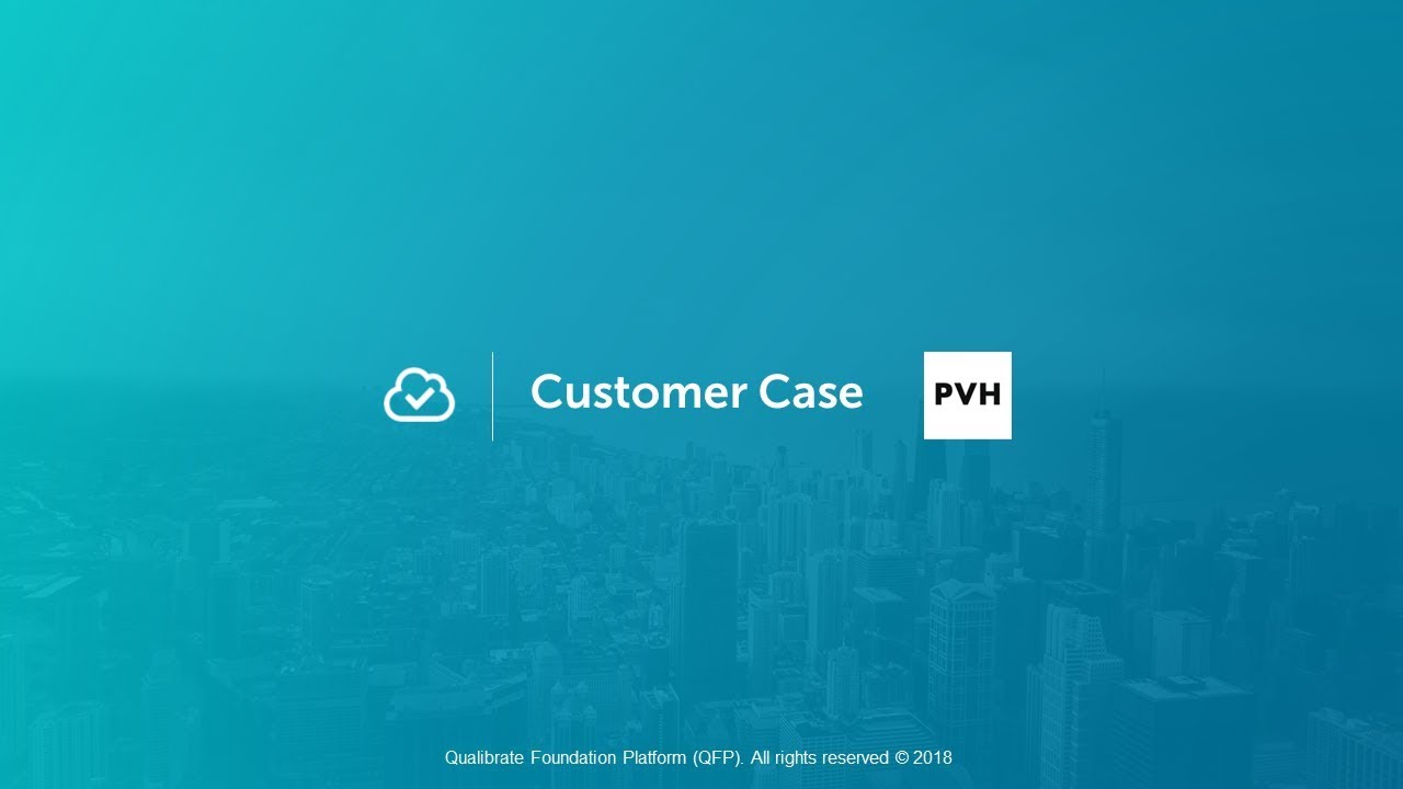 Qualibrate Customer Case at PVH Europe (Tommy Hilfiger & Calvin Klein)