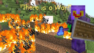 I started a Minecraft war in HARDCORE