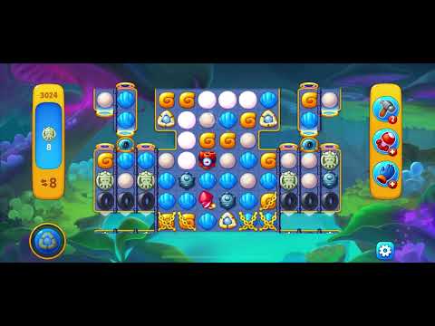 Fishdom level 3024 used all bombs plus extra lives