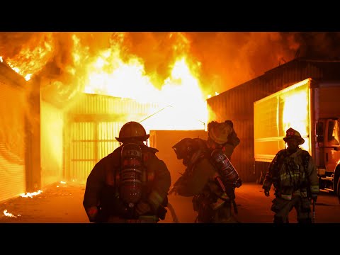 Major Emergency Blaze: Los Angeles City Fire Department