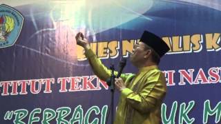 preview picture of video 'KH Mujayid dalam rangka Dies Natalis ke 46 Aula ITN Malang'