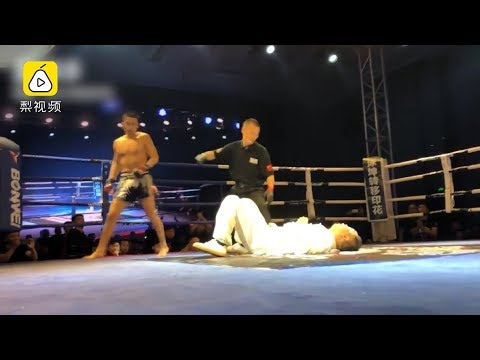 Tai chi master knocked out by amateur kickboxer in 5 seconds with just one punch