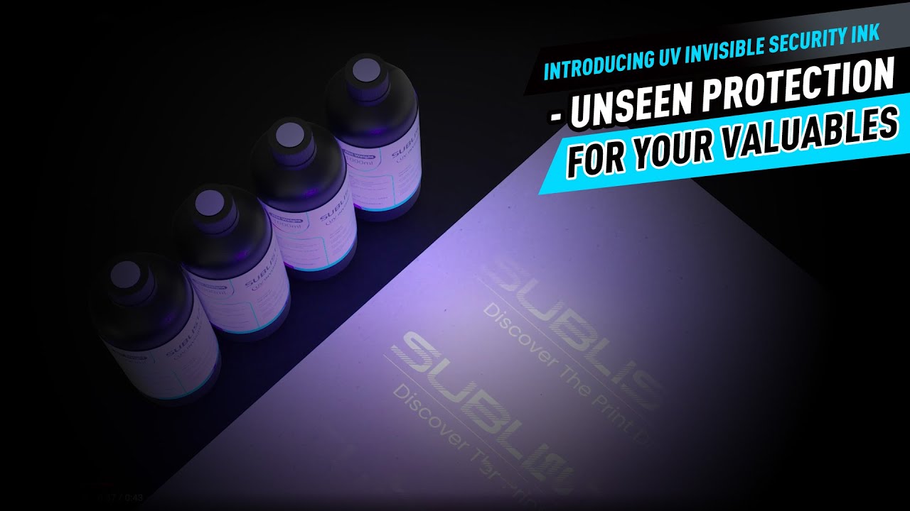 Introducing UV Invisible Security Ink - Unseen Protection for Your Valuables
