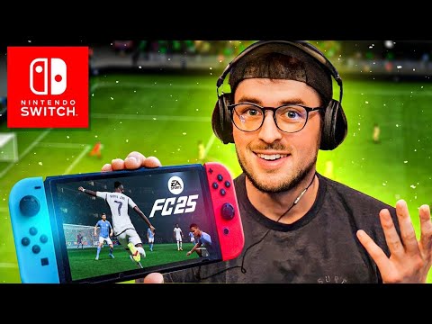 Playing FC25 on Nintendo Switch 🤣