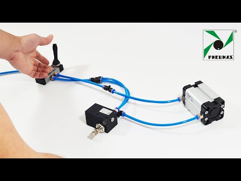 Timer pneumatyczny Pneumax 900.18.3 do opóźniania sygnału pneumatycznego