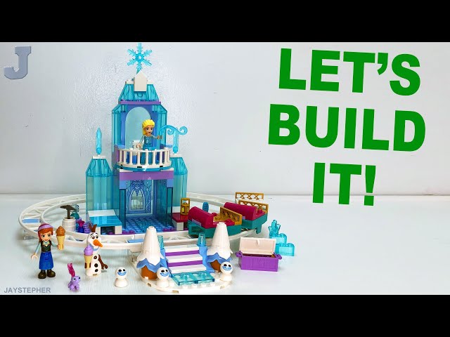 Vídeo relacionado con LEGO | Disney Frozen Castillo de Hielo de Elsa y Aventura en la Nieve de Juguete - Mini Muñecas de Elsa y Anna, Muñeco de Olaf, Vías de Tren y Vagones - Regalo para Niñas de 4+ Años - 43281