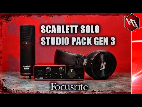 Focusrite Scarlett Solo Studio Pack Unboxing & Review (3rd Gen)