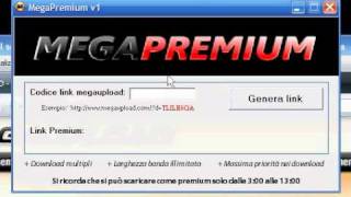 MegaPremium - Megaupload premium link generator