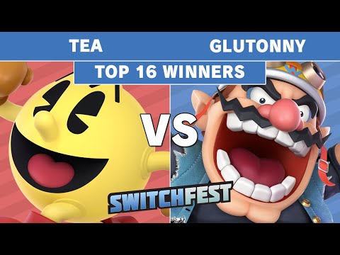 Switchfest 2019 - Tea (Pac man) Vs Solary | Glutonny (Wario) Winners Top 16 - Smash Ultimate