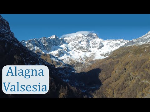 Alagna Valsesia, cinematic drone video