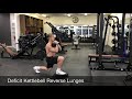 DB & Kettlebell Deficit Reverse Lunges | #AskKenneth