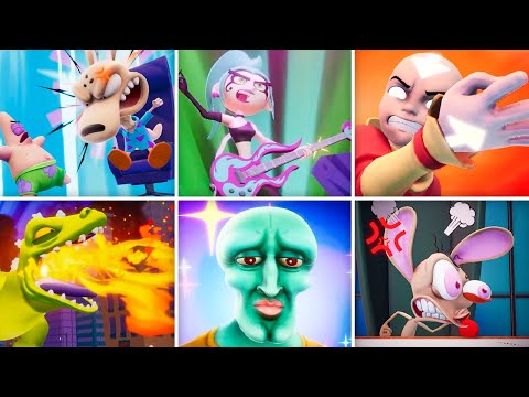 All Super Moves in Nickelodeon All-Star Brawl 2