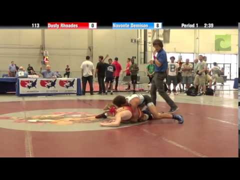 Cadet - BOY 113 - Dusty Rhoades vs. Navonte Demison