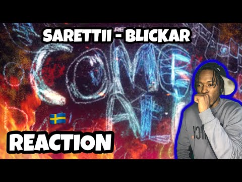 AMERICAN REACTS TO SWEDISH RAP! SarettiI - Blickar (ENGLISH LYRICS)