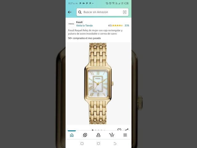 Vídeo relacionado con Fossil Reloj Raquel para mujer, movimiento de cuarzo de tres agujas con correa de acero inoxidable, Tono oro y blanco, 23 mm
