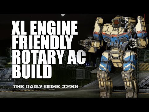 Rotary Autocannon Build for XL Engines - Shadowhawk SHD-5M - Mechwarrior Online The Daily Dose #288