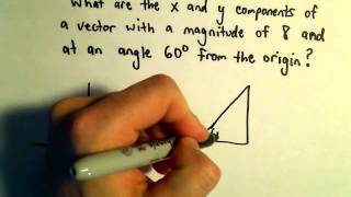 Finding the Components of a Vector, Ex 1